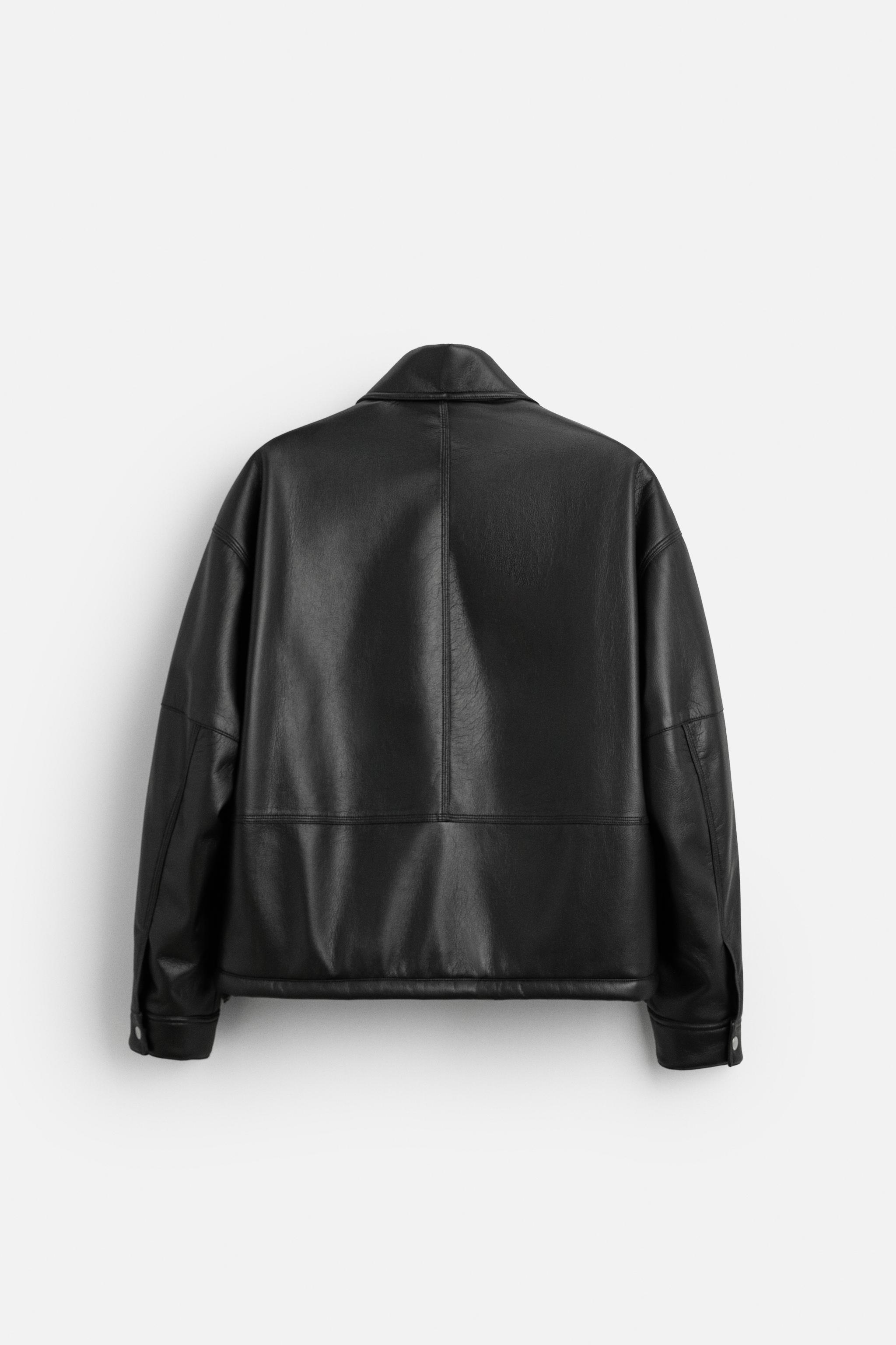 Black jacket mens zara online