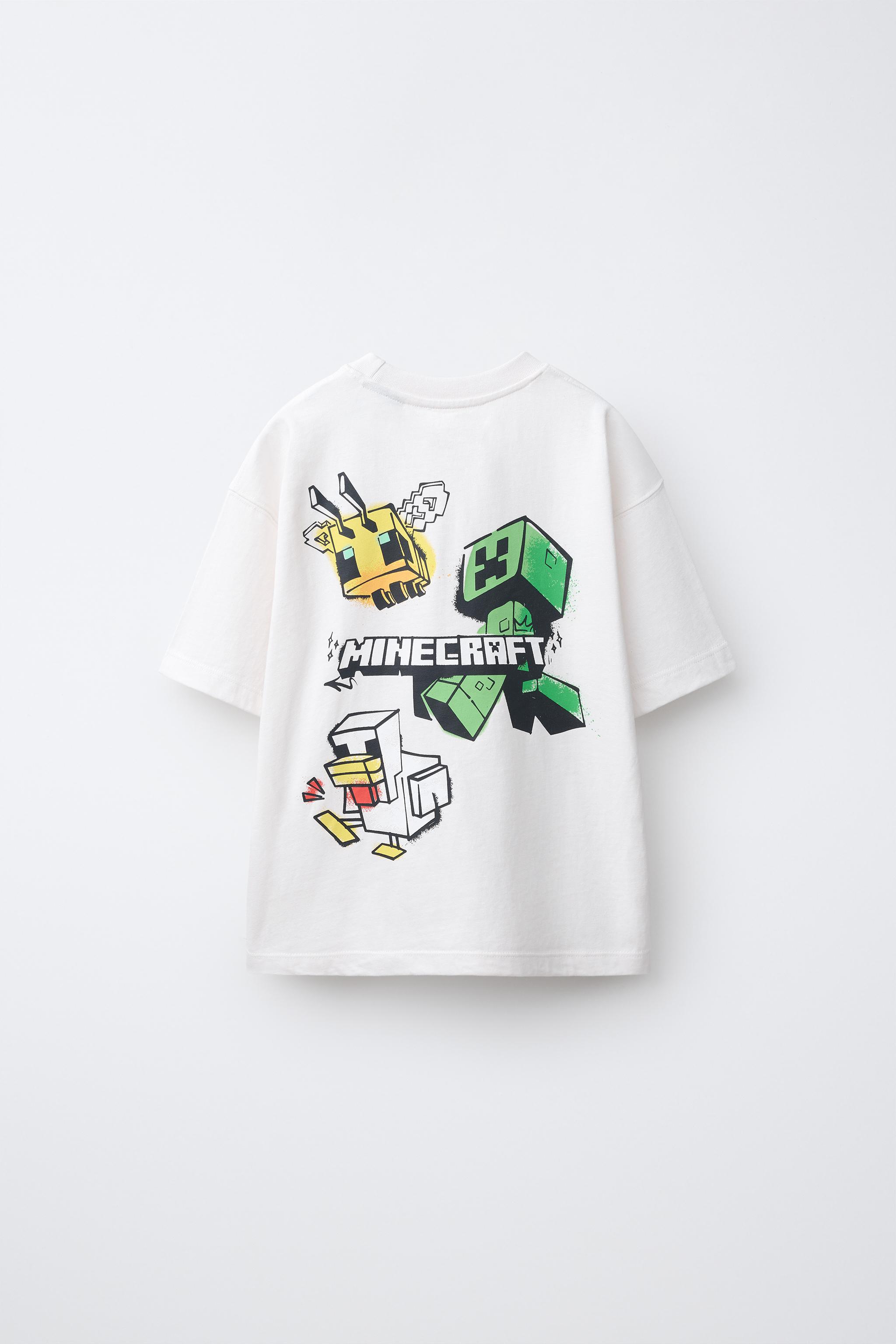 MINECRAFT © MOJANG AB. T-SHIRT — White