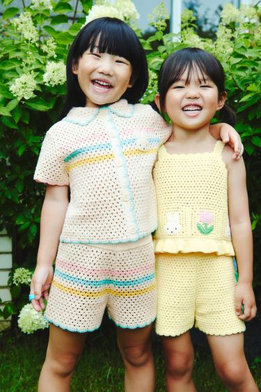MIFFY™ STRIPED KNIT POLO SHIRT - Multicoloured by Zara