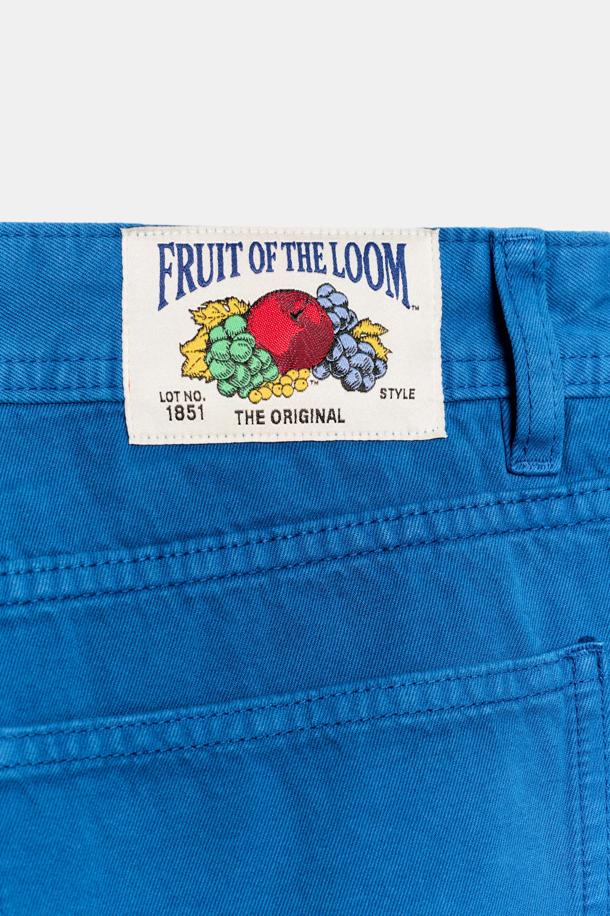 Zara FRUIT OF THE LOOM™ DÜŞÜK BEL STRAIGHT FIT JEAN görsel 6