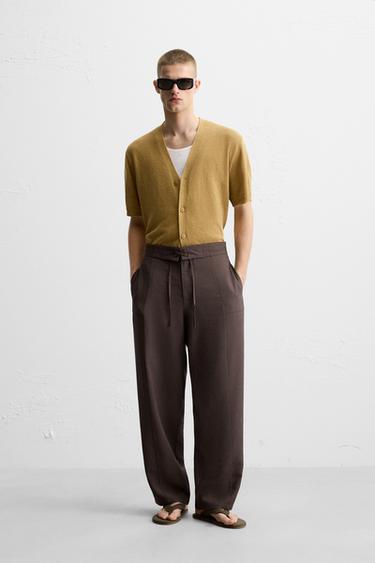 SHORT SLEEVE CARDIGAN - Yellow by Zara - Image 0