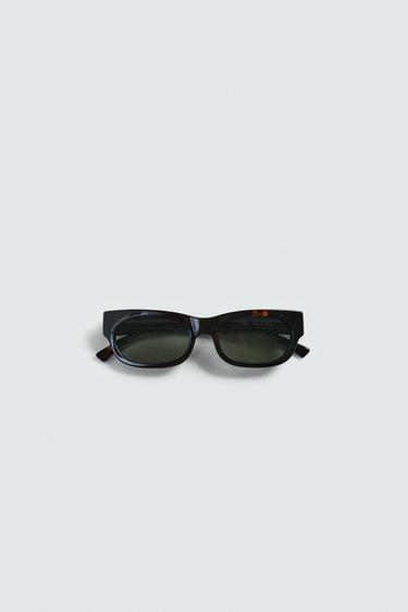 RECTANGULAR SUNGLASSES - Tortoiseshell by Zara