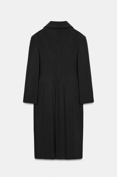 ZW COLLECTION LIMITED EDITION COAT DRESS - Black by Zara