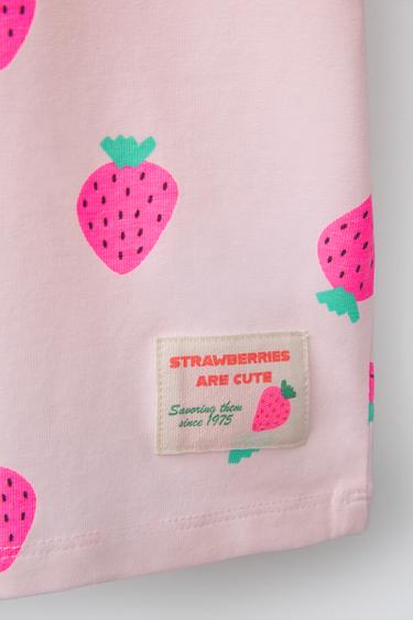 2-6 YEARS / STRAWBERRY PRINT PYJAMAS - Pink by Zara - Image 5