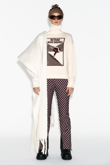 WOOL JUMPER SKI COLLECTION - Ecru by Zara