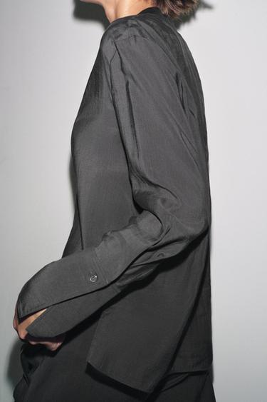 CHEMISE FLUIDE ZW COLLECTION - Plomb de Zara - Image 4