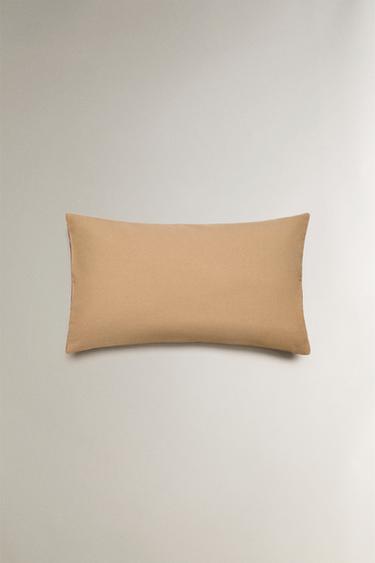STRIPED CUSHION COVER - Light beige by Zara - Image 2