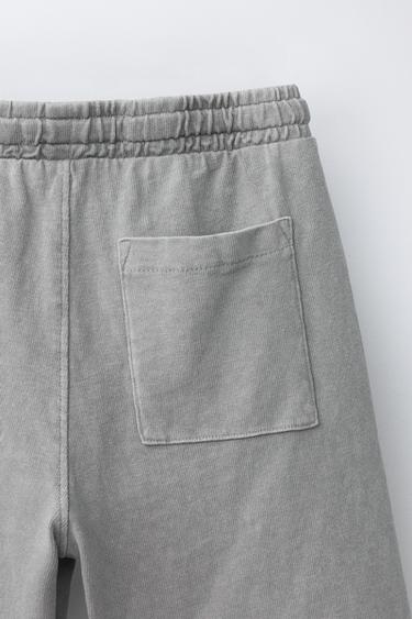 ENSEMBLE CHEMISE ET BERMUDA UNI TEINT EN PIÈCE - Gris clair de Zara - Image 7