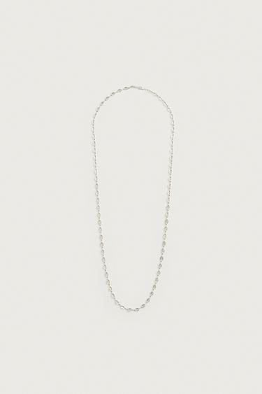 METAL LINK CHAIN - Silver by Zara