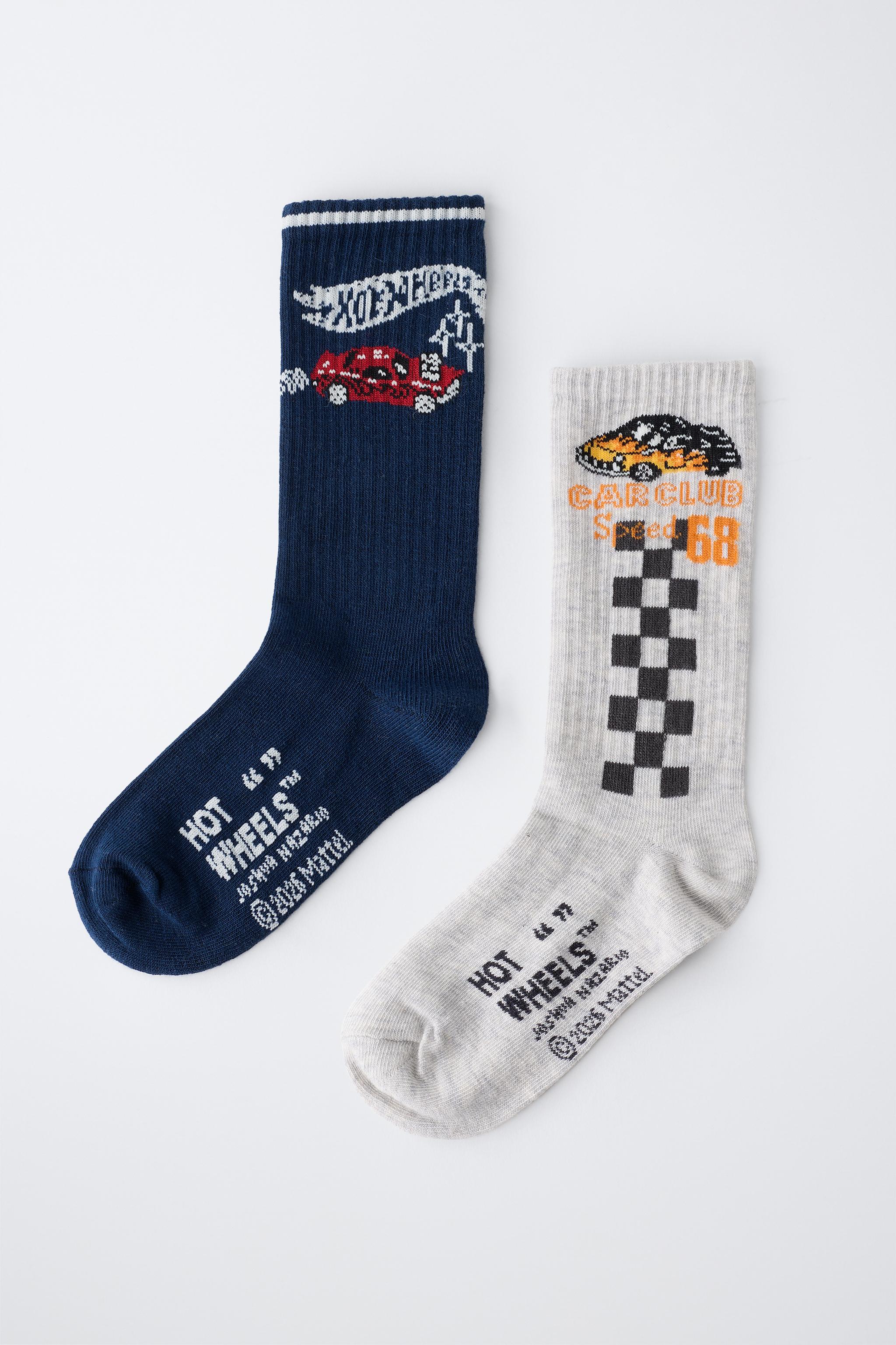 HOT WHEELS MATTEL © 2-PACK CREW SOCKS