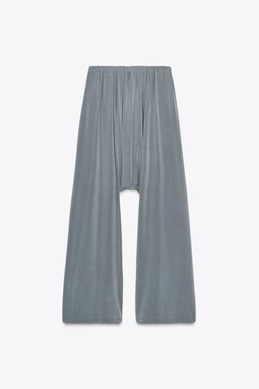 PANTALON CRÊPE - Gris anthracite de Zara - Image 7