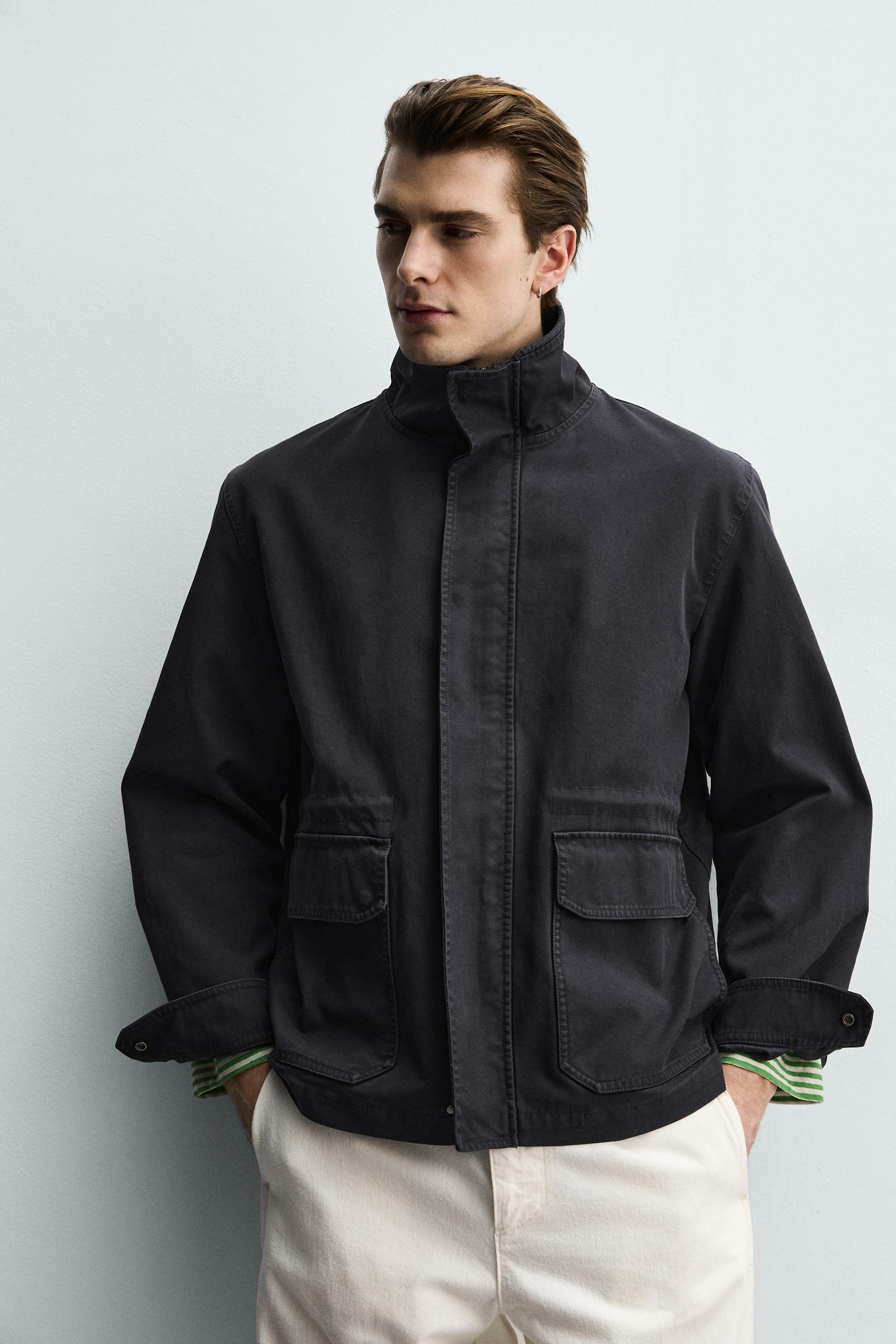 PARKA REGULAR FIT EN COTON