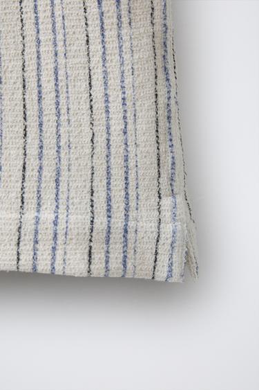 STRIPED RUSTIC SHIRT - Beige by Zara - Image 3