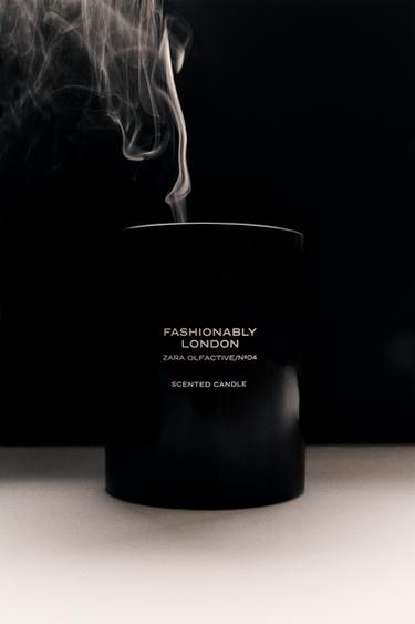 FASHIONABLY LONDON SCENTED CANDLE 200G (7.05 OZ). - TINTED LEATHER by Zara