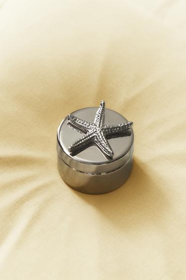 BOÎTE MÉTAL RONDE ÉTOILE - Argent de Zara - Image 5
