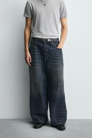 ДЖИНСИ BAGGY FIT - Синій Zara