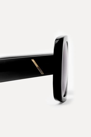 50TH ANNIVERSARY SHIELD SUNGLASSES - Black by Zara - Image 1