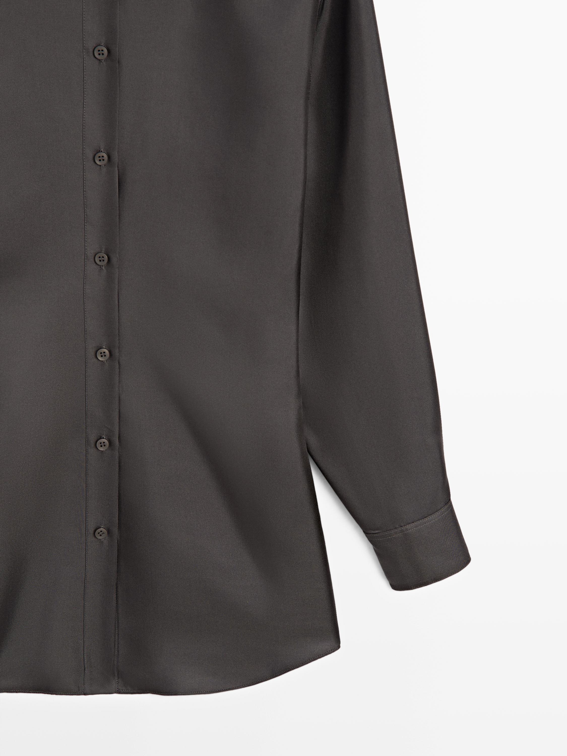 Chemisier fluide cintré 100 % soie - LIMITED