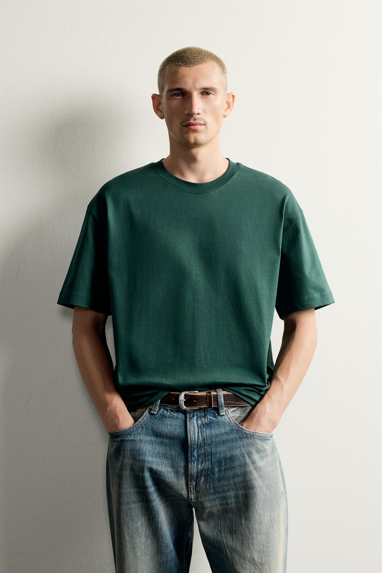 BASIC HEAVYWEIGHT T-SHIRT /03 — Green