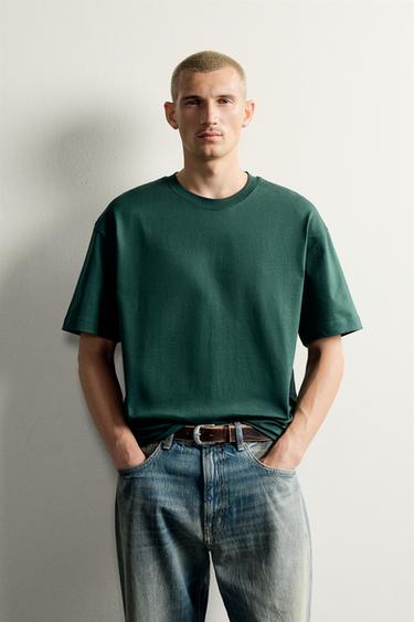 BASIC HEAVYWEIGHT T-SHIRT /03 — Green 2