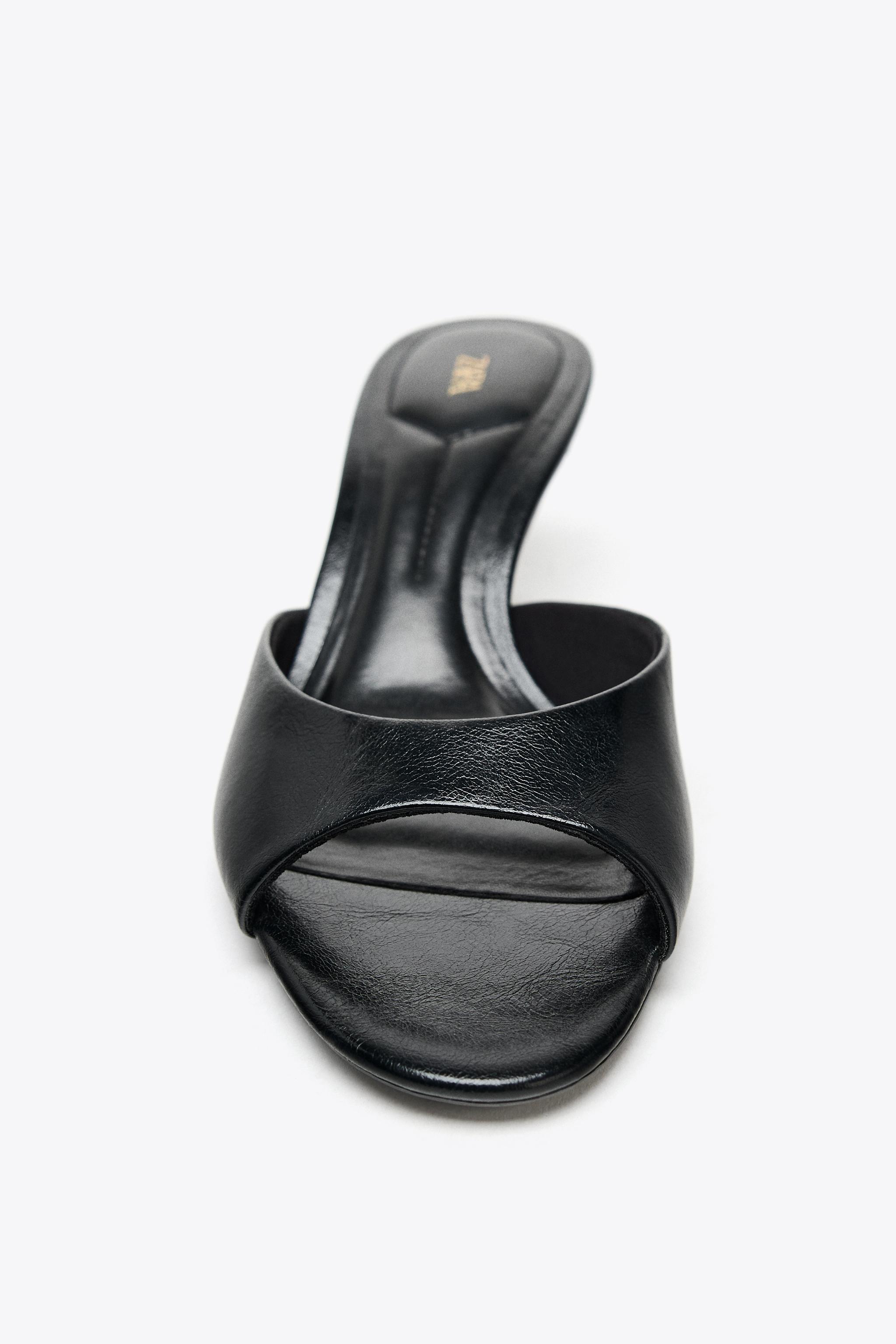 【ZARA】エナメルレザー風サンダル ホワイト | 2361/510/001 エナメルレザー風ウェッジサンダル - ホワイト | ZARA Japan / 日本