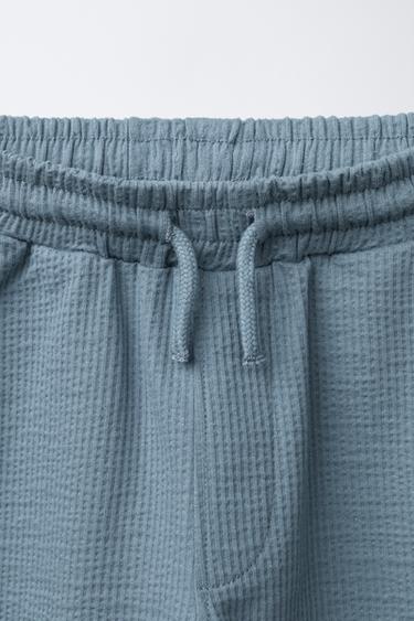 T-SHIRT WITH POCKET AND BERMUDA SHORTS SET - Blue by Zara - Image 5