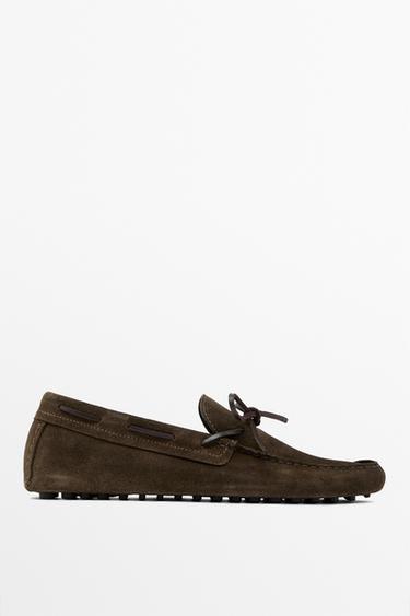 Zara Loafers - Made in Italy - Khaki Green