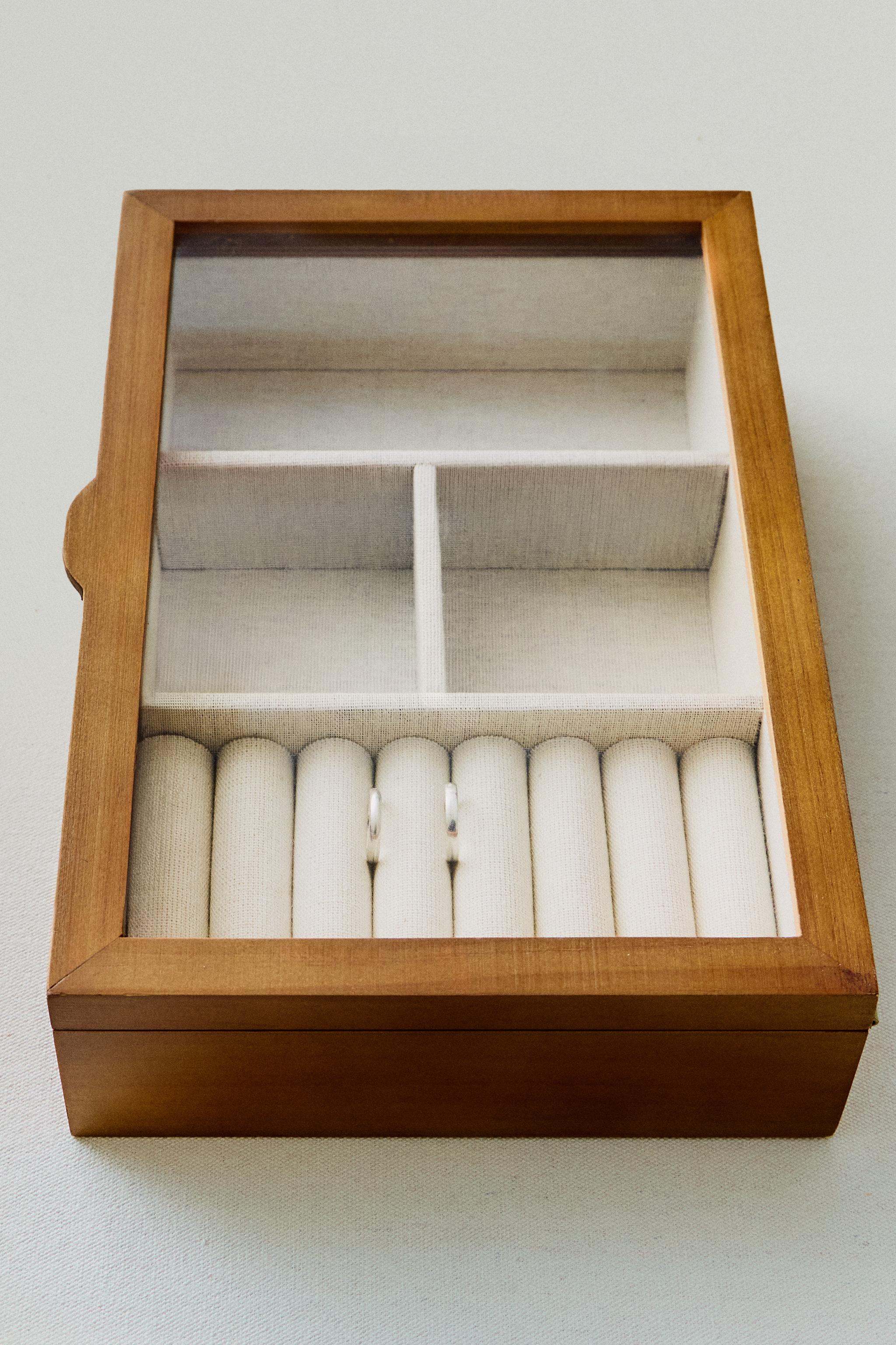 WOODEN JEWELLERY BOX