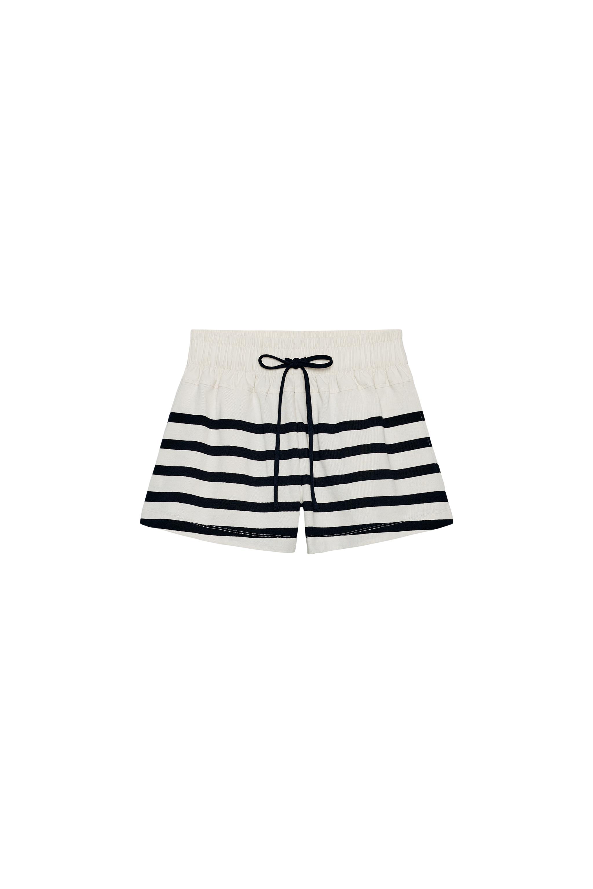 ストライプ柄ショートパンツ - ストライプ | ZARA Japan / 日本
