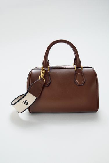 Zara CITY BAG - Dark tan
