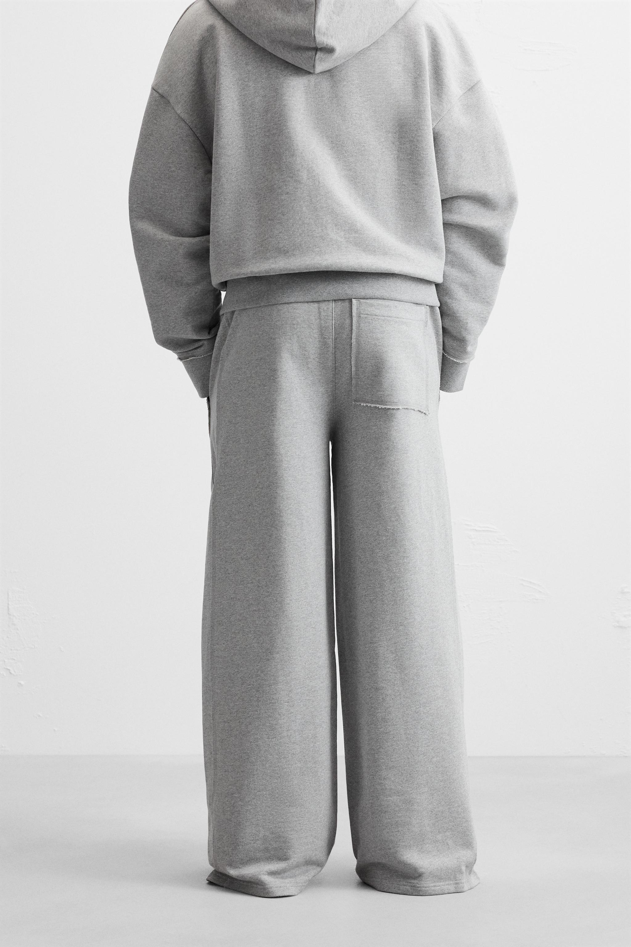 イレギュラー仕上げジョガーパンツ - グレーマール | ZARA Japan