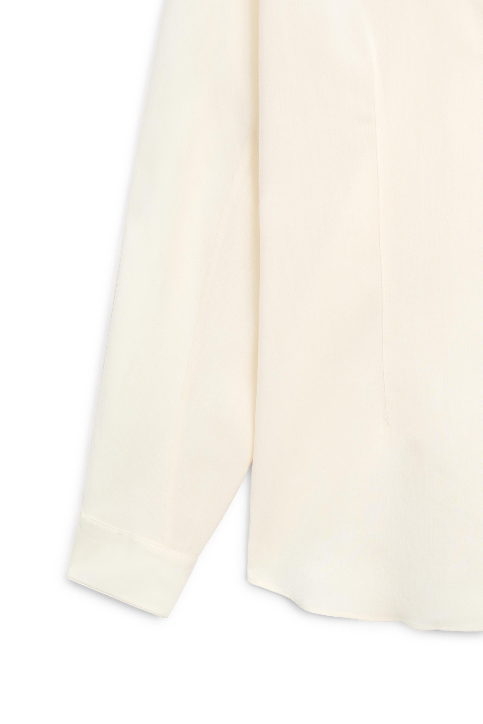 Flowing shirt with tuxedo-style collar detail - LIMITED EDITION