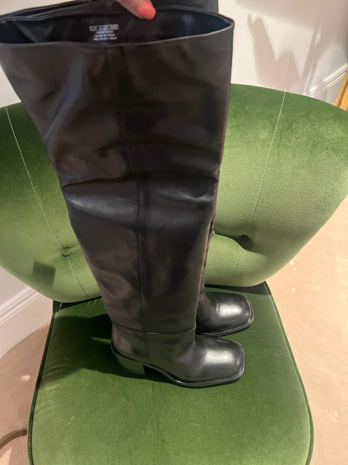 TALL LEATHER BOOTS - Image 3