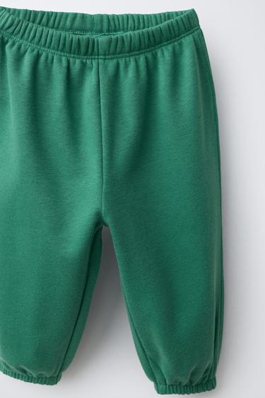 BASIC SWEATSHIRT AND JOGGER TROUSERS SET - Green by Zara - Image 6