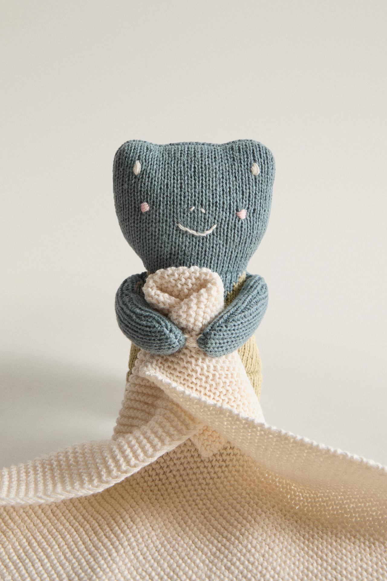 BABY FROG CUDDLY SOFT TOY — Light green