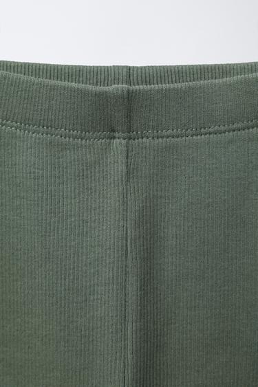 TWO-PACK OF PLAIN LEGGINGS - Green-dry by Zara - Image 3