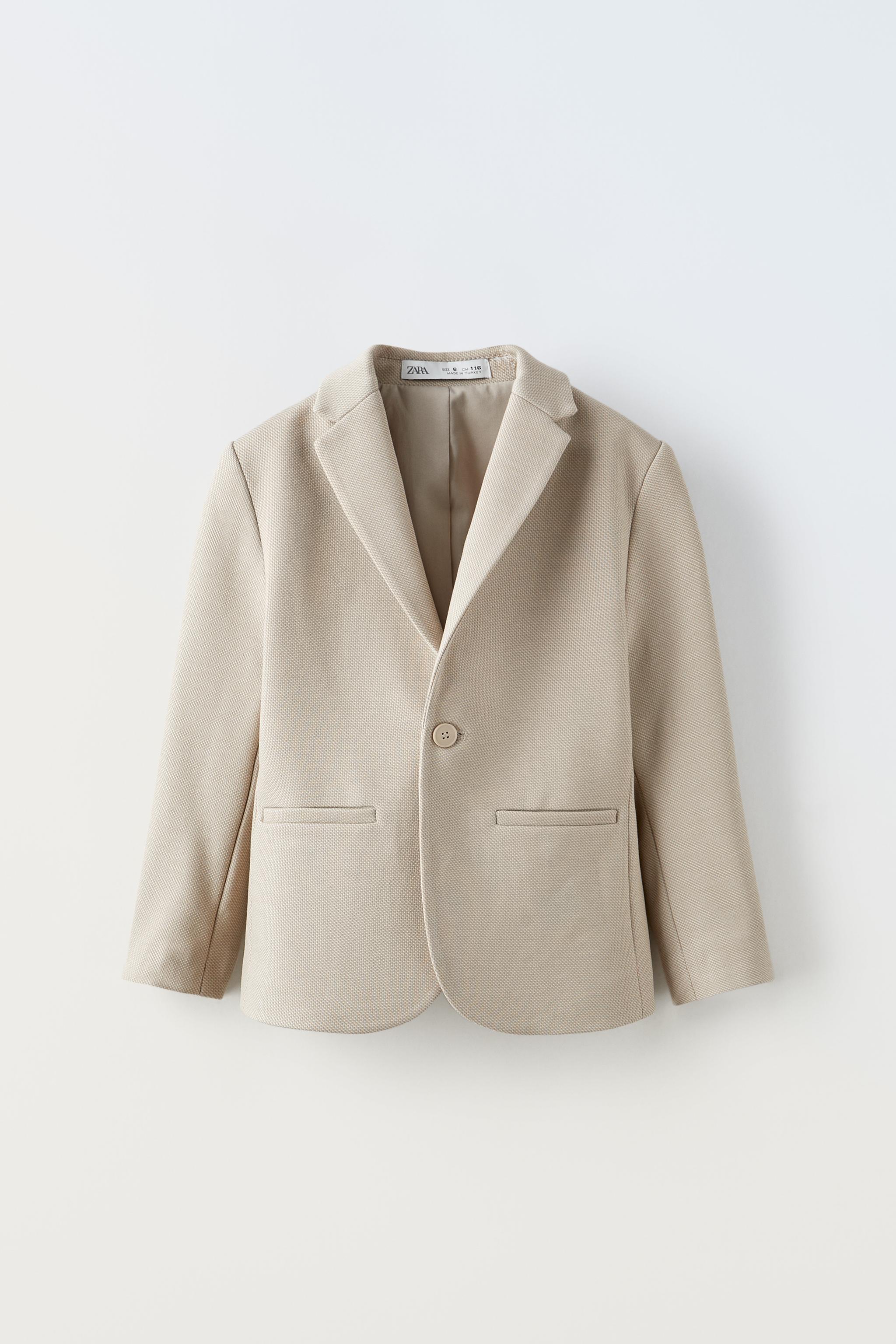 STRETCH SUIT JACKET - Beige | ZARA Canada