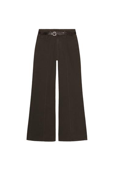 ΤΖΙΝ Z1975 WIDE LEG ΨΗΛΟΜΕΣΟ ΜΕ ΖΩΝΗ