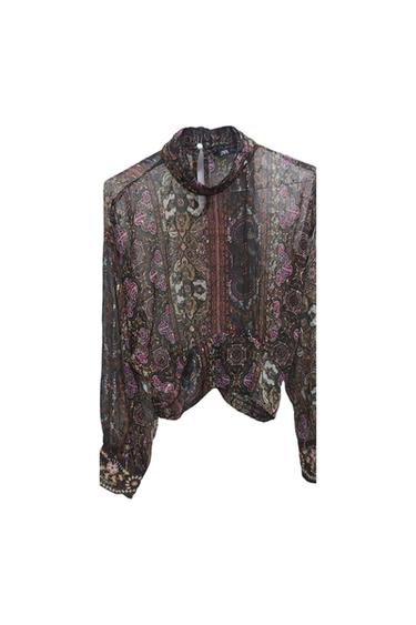 CAMISA FLUIDA TRANSPARENTE