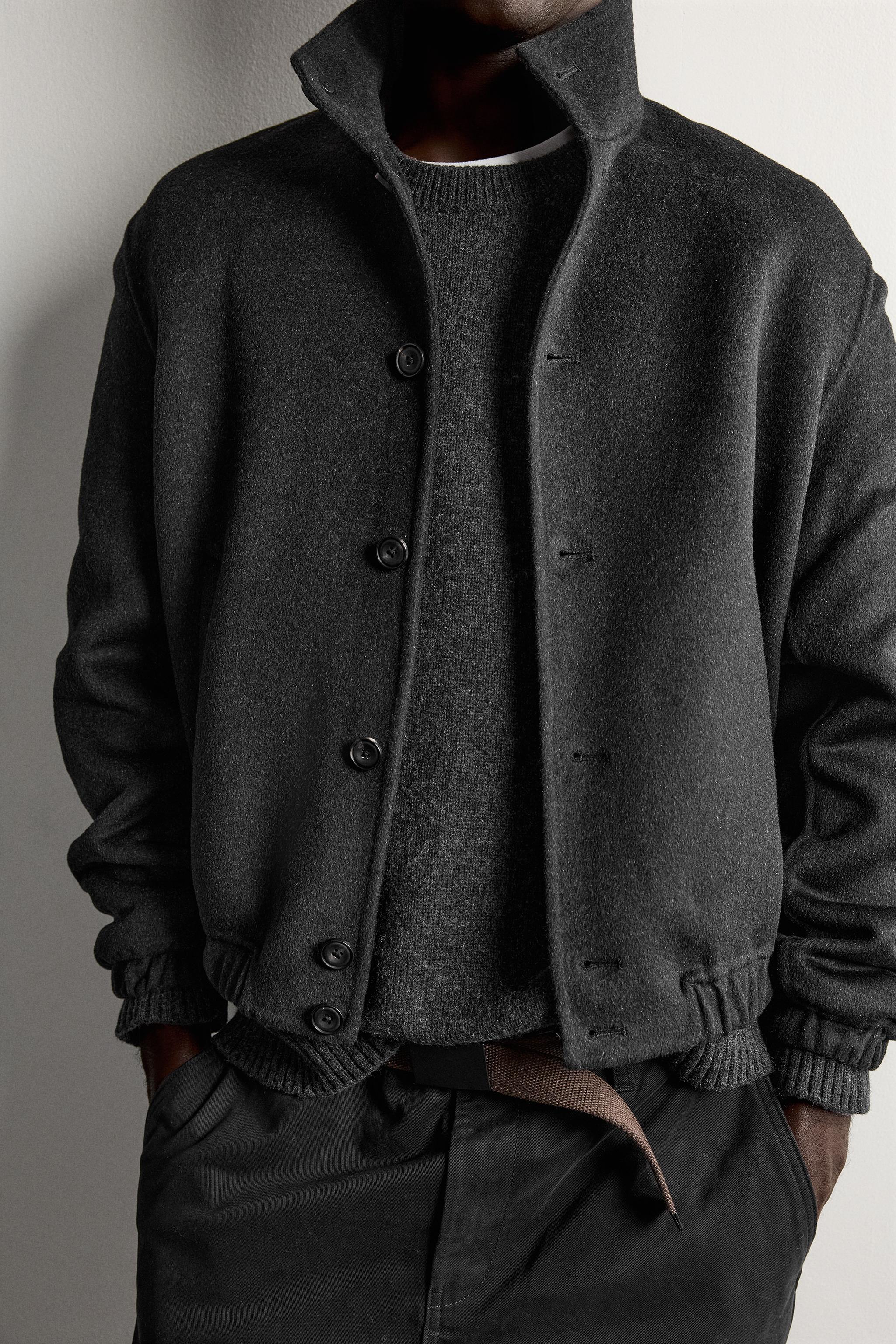 BLOUSON DOUBLE FACE AVEC LAINE