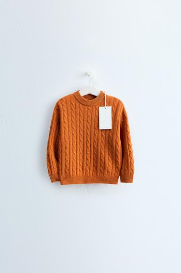 ZARA TIMELESS - كنزة من صوف 100% - مرجلي الخاص بـ Zara