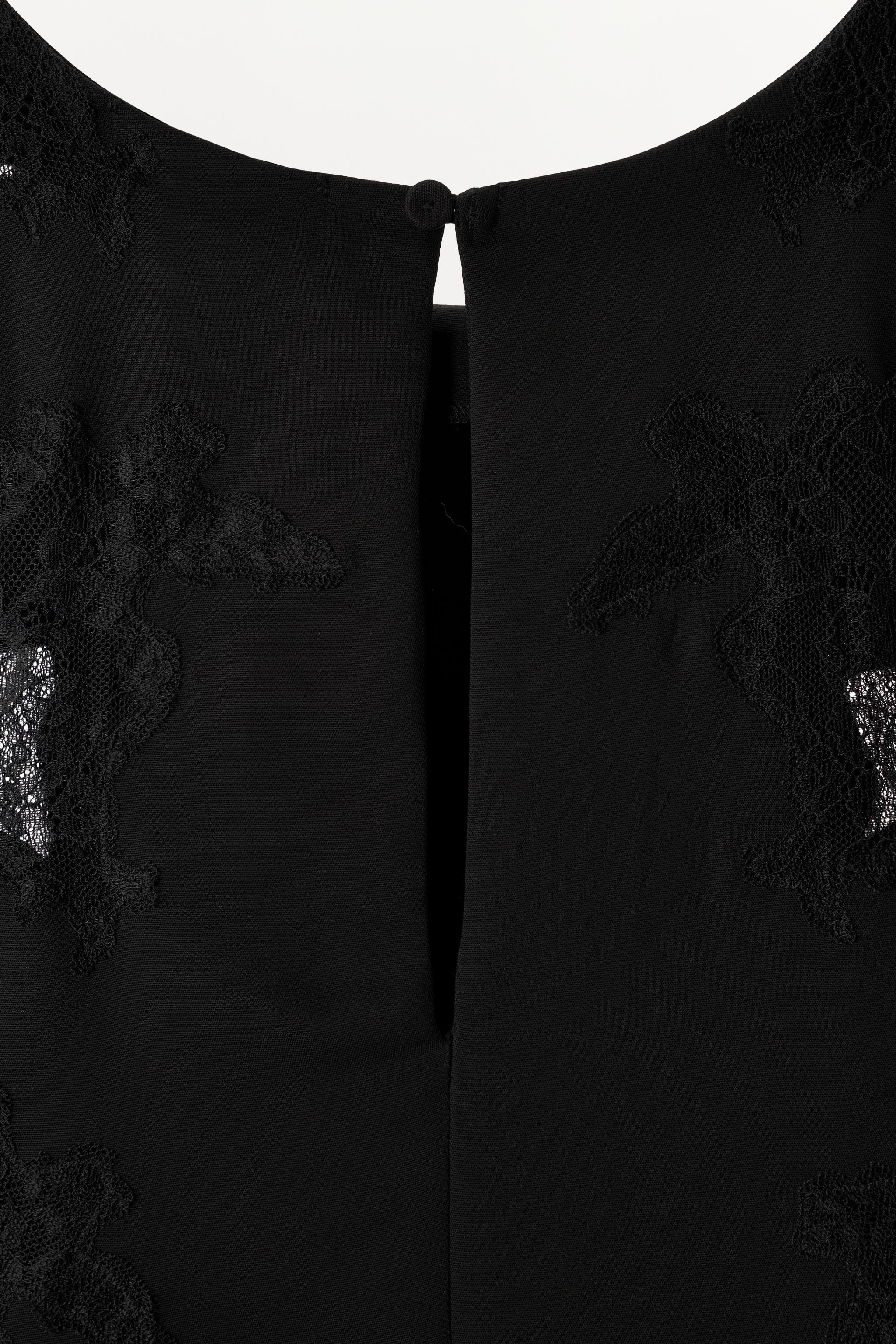 VISCOSE BLEND LACE BODYSUIT