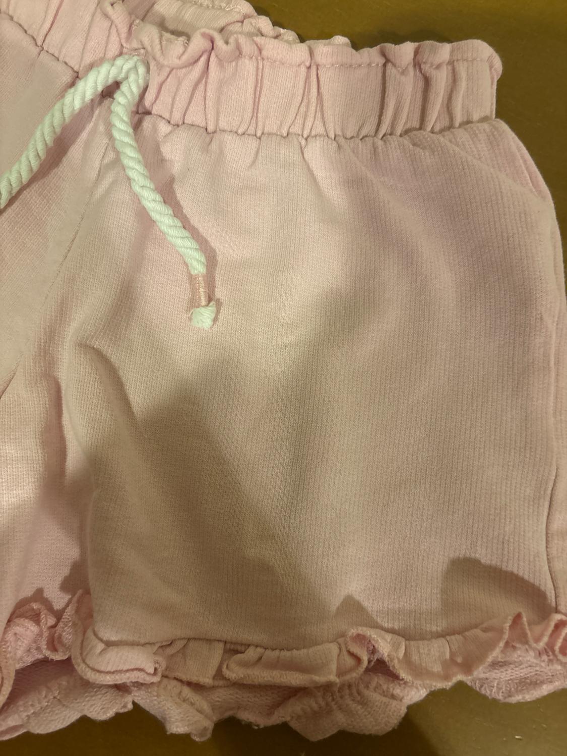 RUFFLED PLUSH BERMUDA SHORTS - Image 3