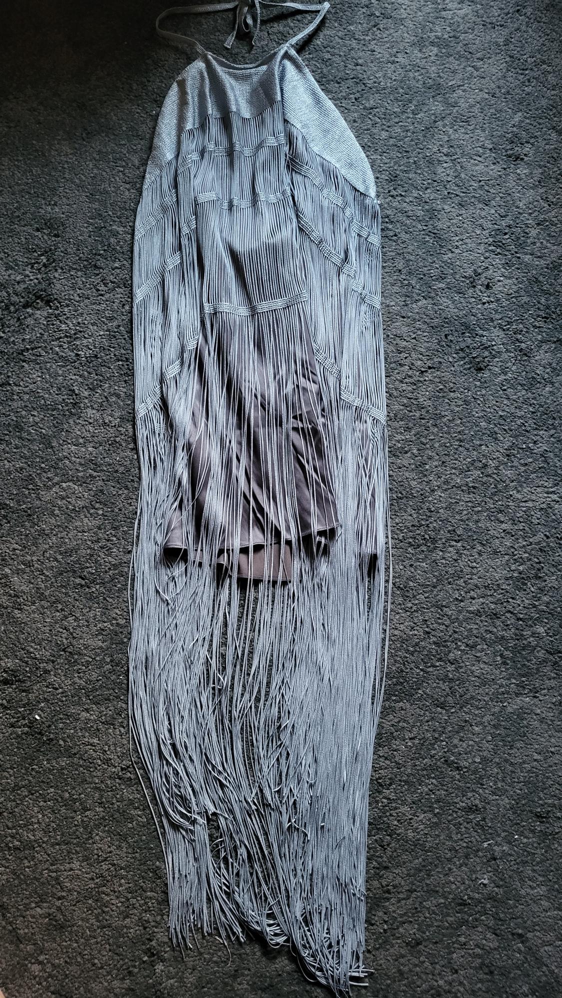 MINI FRINGED DRESS - Image 4