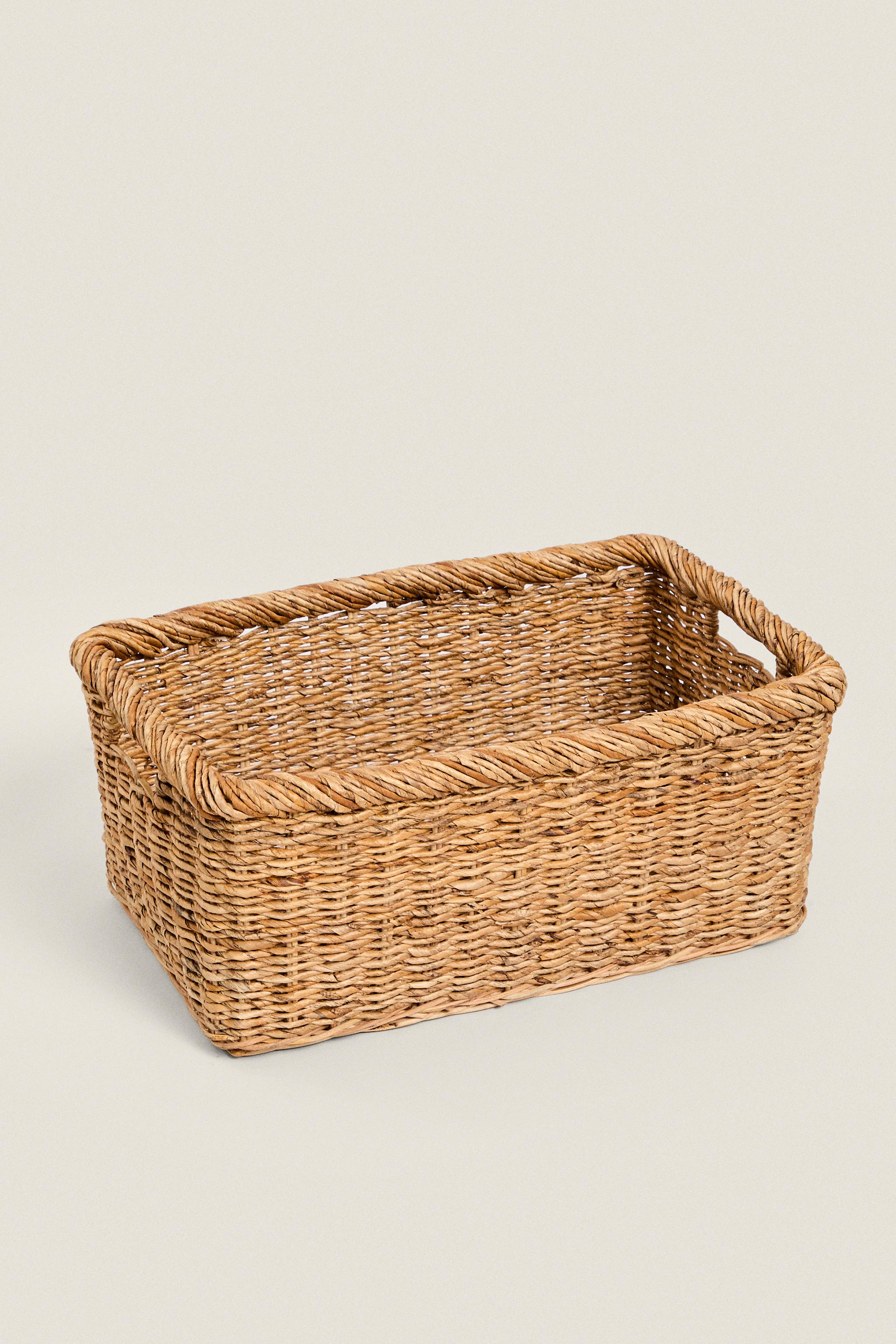 RECTANGULAR WOVEN BASKET