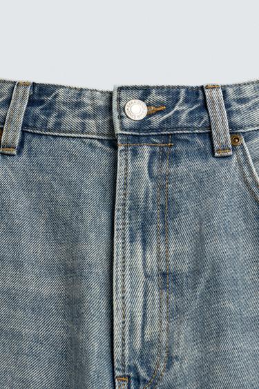 RIPPED BAGGY FIT JEANS - Blue by Zara - Image 8