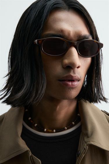 Zara CROPPED FIT VISCOSE - COTTON LIMITED EDITION JACKET - Khaki