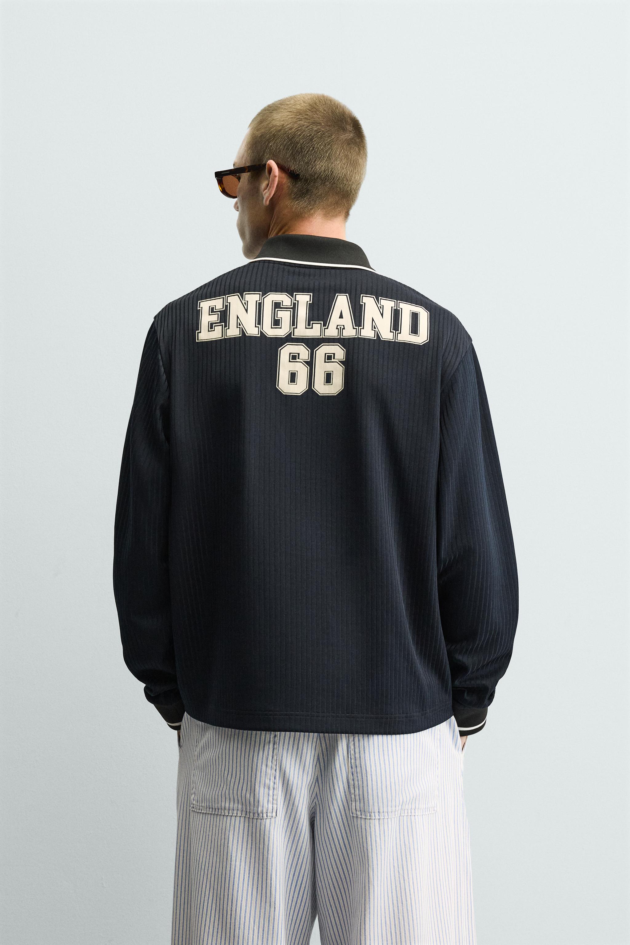 Мужские рубашки Zara ENGLAND 66 FIFA WORLD CUP™ FIFA CLASSICS TECHNICAL POLO — фото 3