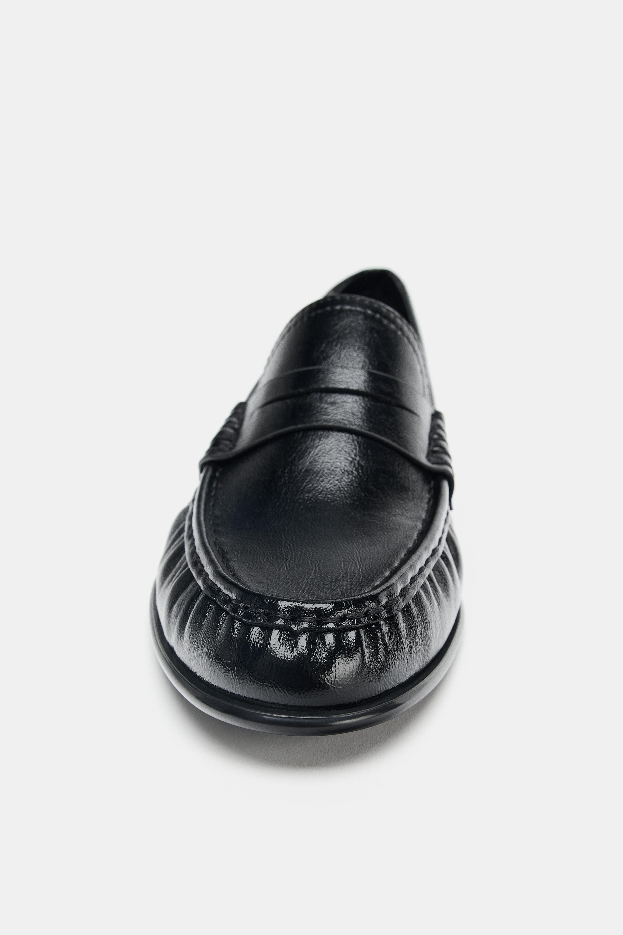 Женские туфли Zara SOFT RUCHED LOAFERS — фото 3