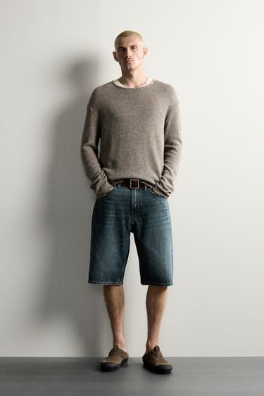 T-SHIRT EN MAILLE COUPE DÉCONTRACTÉE - Pierre de Zara - Image 0